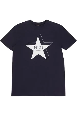 Nº21 Printed Cotton Jersey T-shirt