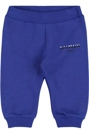 Balmain Cotton Sweatpants W/ Logo