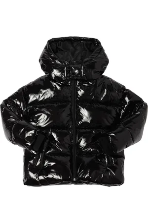 Karl Lagerfeld Hooded Nylon Puffer Jacket