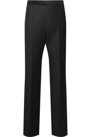 Thom Browne Pinstriped Wool Formal Pants