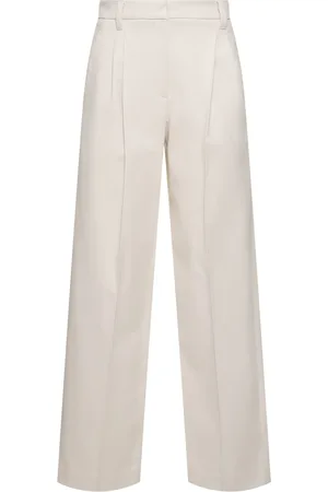 Brunello Cucinelli Stretch Cotton Straight Pants