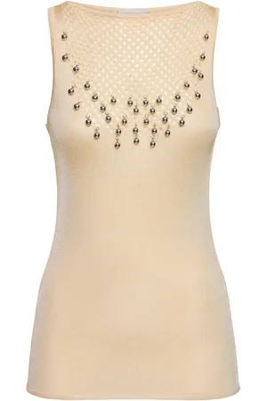 Paco rabanne Embellished Knit Top
