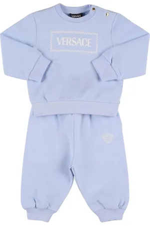 VERSACE Printed Cotton Sweatshirt & Sweatpants