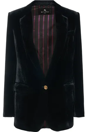 Etro Velvet Single Breast Jacket