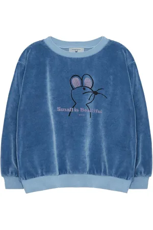 Weekend House Kids Embroidered Organic Cotton Sweatshirt