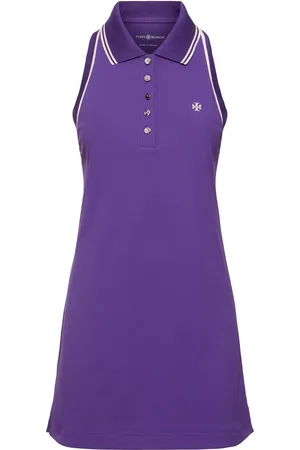 Tory Burch Sleeveless Piquet Polo Mini Dress