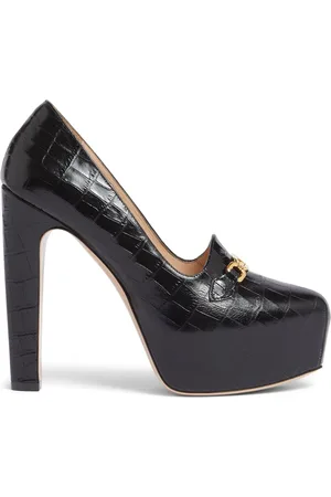 Tom Ford 135mm Croc Embossed Pumps