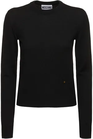 Moschino Wool Knit Crewneck Sweater