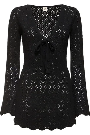 THE GARMENT Canada Wool Crochet Mini Dress