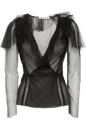 Serafini Ruffled Tulle Shirt