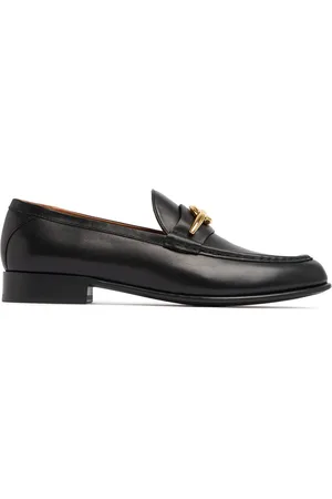 VALENTINO GARAVANI 25mm Vlogo Brushed Leather Loafers