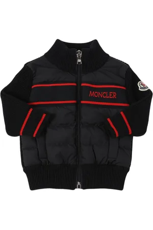 Moncler Virgin Wool & Tech Down Cardigan