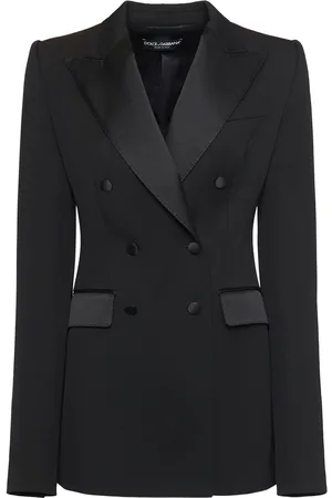 Dolce & Gabbana Double Breast Wool Blend Blazer