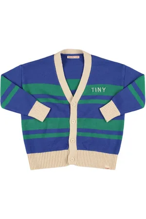 Tiny Cottons Cotton & Wool Knit Cardigan