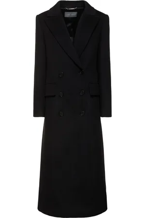 Alberta Ferretti Double Breasted Knit Long Coat