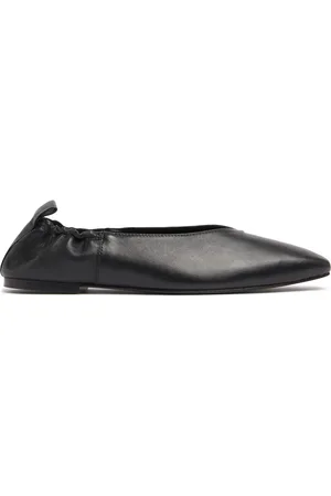 A.Emery 10mm Brie Leather Ballerina Flats