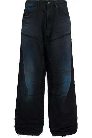 Balenciaga Double-knee Cotton Denim Jeans
