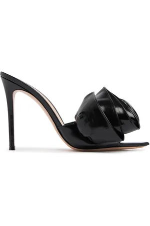 Gianvito Rossi 105mm Gabrielle Patent Leather Mules