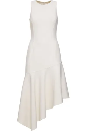 Michael Kors Asymmetrical Draped Midi Dress