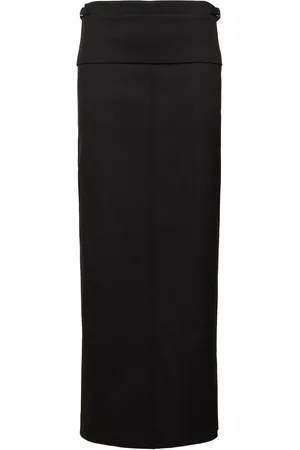 Proenza Schouler Adriana Wool Twill Suiting Long Skirt