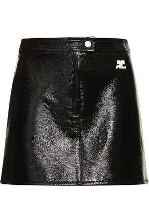 Courrèges Vinyl Mini Skirt