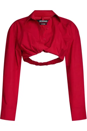 Jacquemus La Chemise Bahia Courte Poplin Shirt