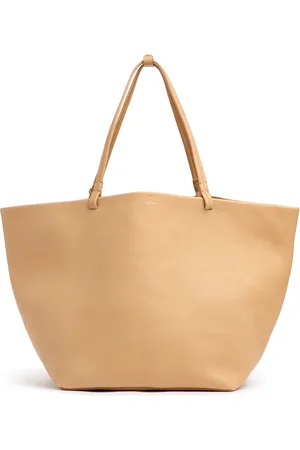 The Row Xl Park Saddle Leather Tote Bag