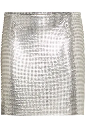 Paco rabanne Micro Mesh Mini Skirt