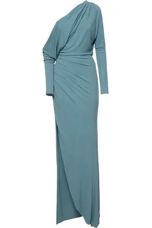 Elie saab Draped Jersey Long Dress
