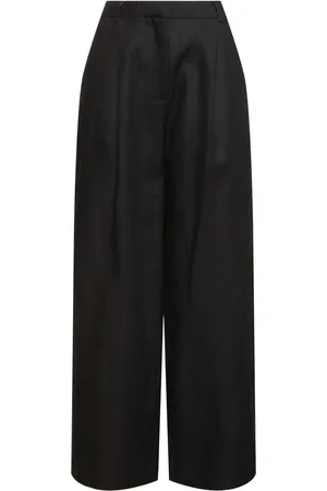 POSSE Leon High Waist Linen Straight Pants