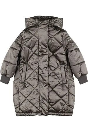 MONNALISA Hooded Poly Puffer Jacket
