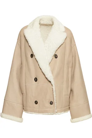 Brunello Cucinelli Reversible Suede Shearling Jacket