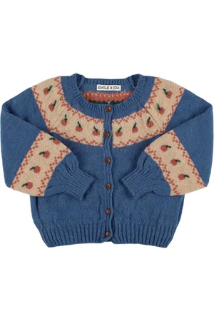 Emile & Ida Acrylic Blend Knit Cardigan