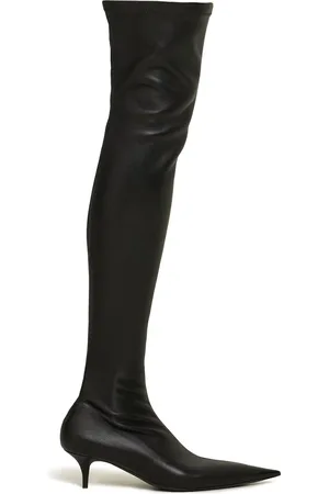 Balenciaga 50mm Avenue Leather Boots