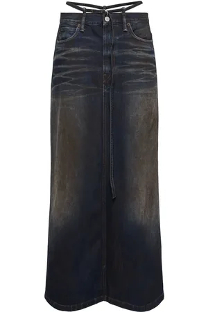 Acne Studios Talia Denim Long Skirt