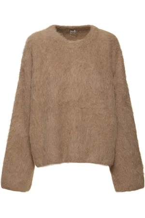 Totême Boxy Alpaca Blend Knit Sweater