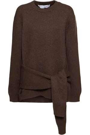 J.W.Anderson Draped Tie-front Knit Sweater