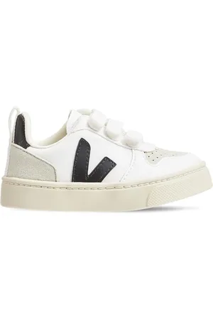Veja V-10 Coated Organic Strap Sneakers