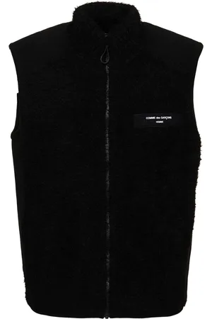 Comme des Garçons Logo Wool Blend Knit Vest