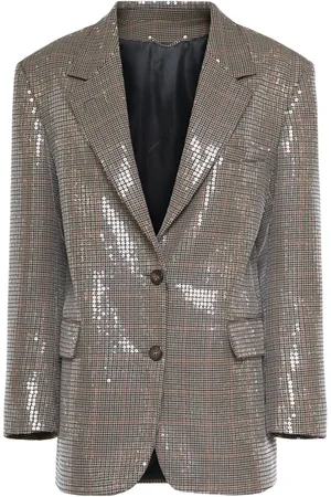 Golden Goose Journey Sequined Wool Blazer
