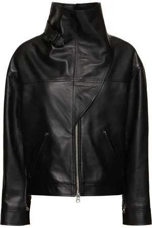 Courrèges Leather Motorcycle Jacket
