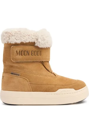Moon Boot Suede Strap Snow Boots