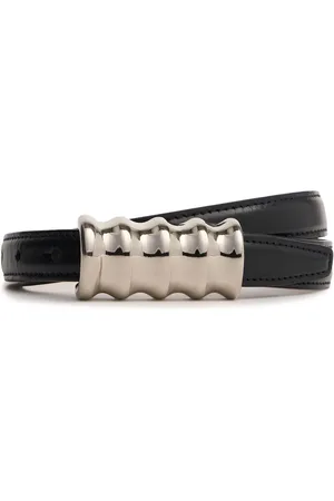 Khaite 2cm Small Julius Smooth Leather Belt