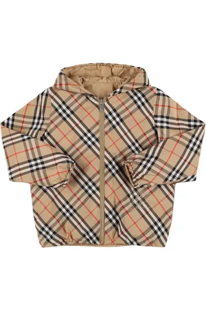Burberry Nylon & Cotton Hooded Jacket