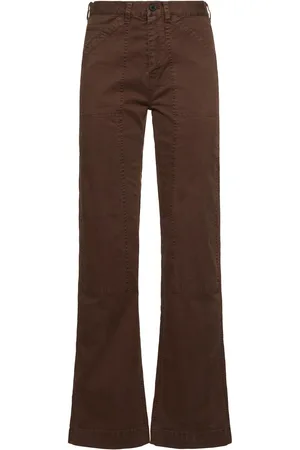NILI LOTAN Tibault Cotton Blend Straight Pants