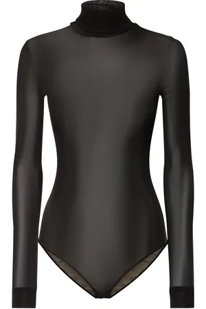 Maison Margiela Viscose Jersey Turtleneck Bodysuit