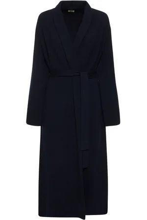ANNAGRETA Sissi Belted Wool Coat