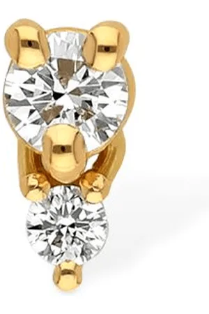 DELFINA DELETTREZ 18kt Dancing Diamond Mono Earring
