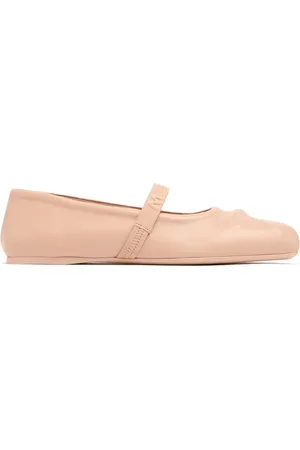 Marni 10mm Leather Mary Jane Flats