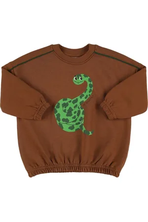 Mini Rodini Snake Print Organic Cotton Sweatshirt